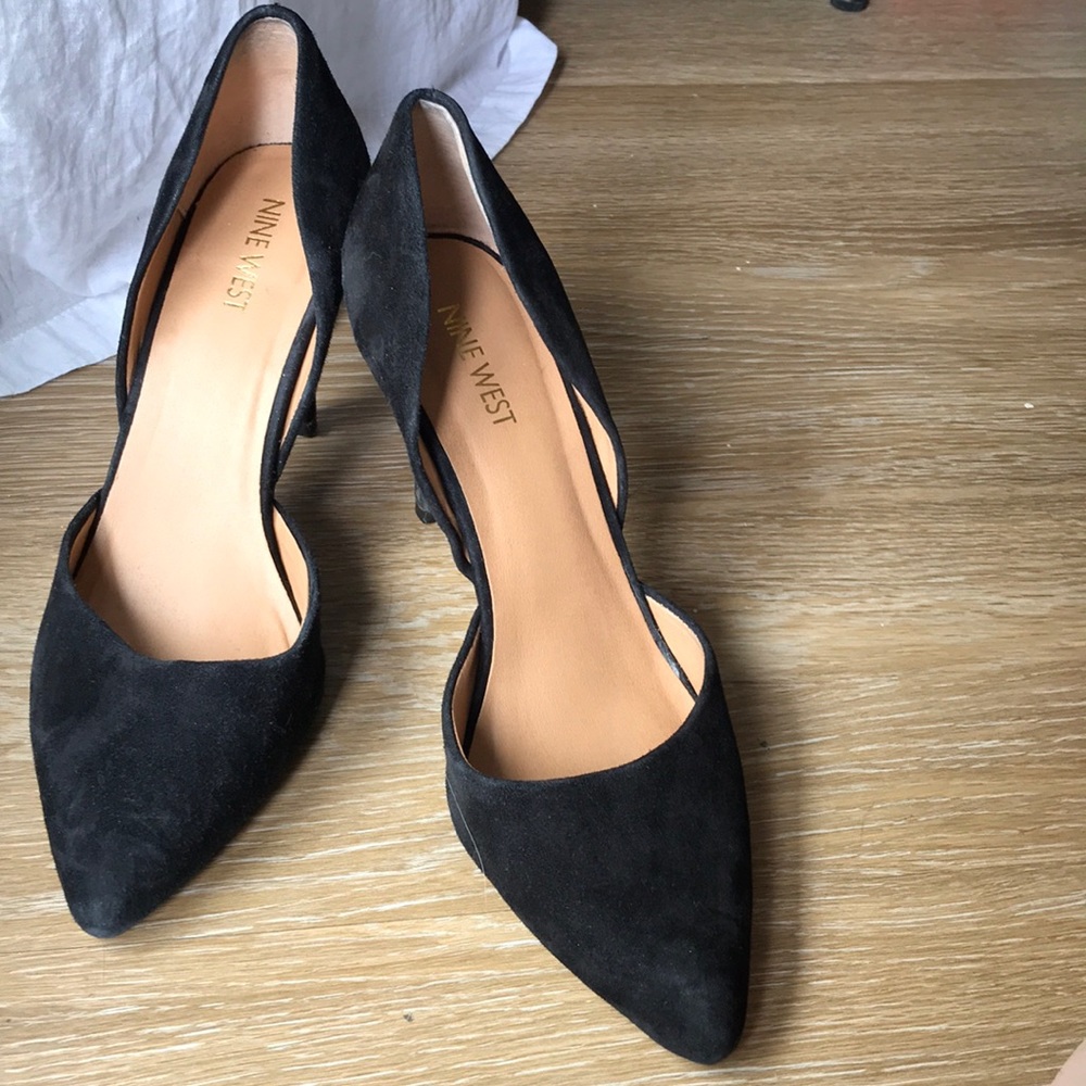 Velvet Black Nine West Heels